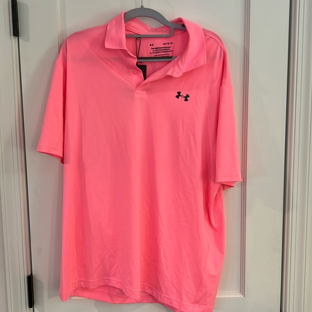 Mens under armour golf polo